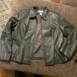 Women’s Vintage Preston & York leather jacket size XL
